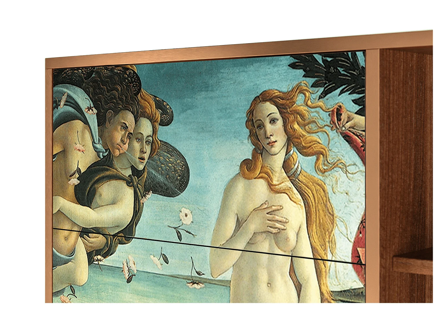 Sideboard - 125x98x48 cm - BS2 - The Birth of Venus, Walnuss