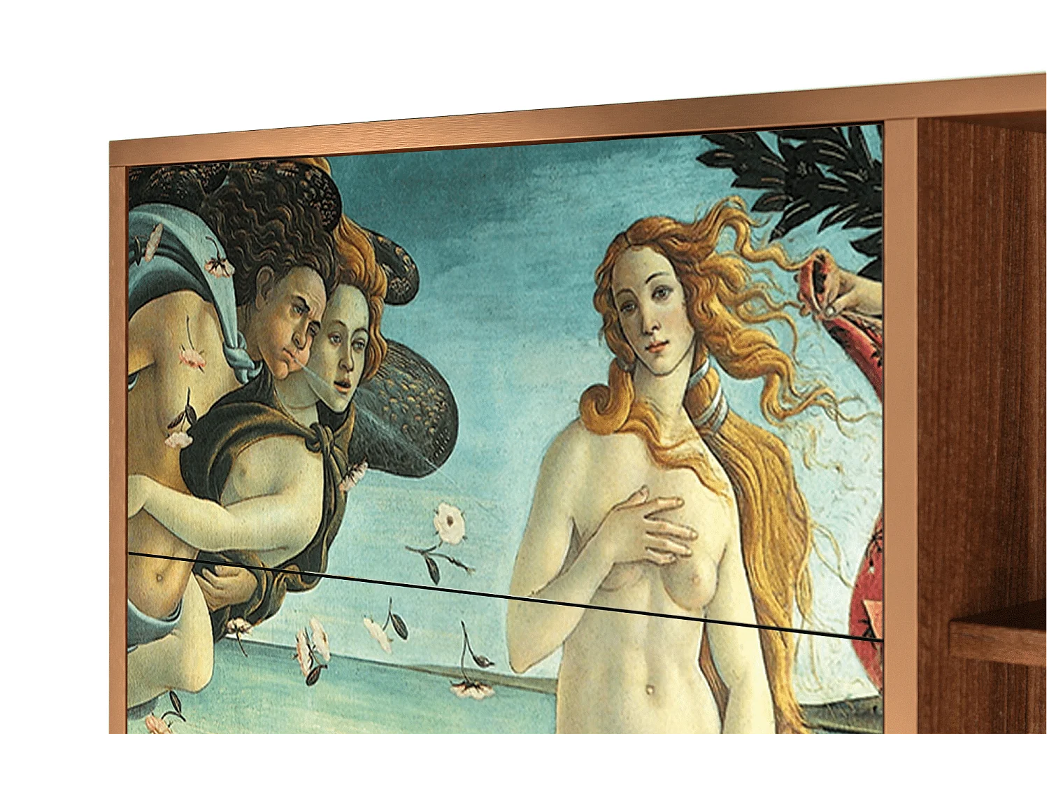 Buffet - 125x98x48 cm - BS2 - The Birth of Venus, Noyer