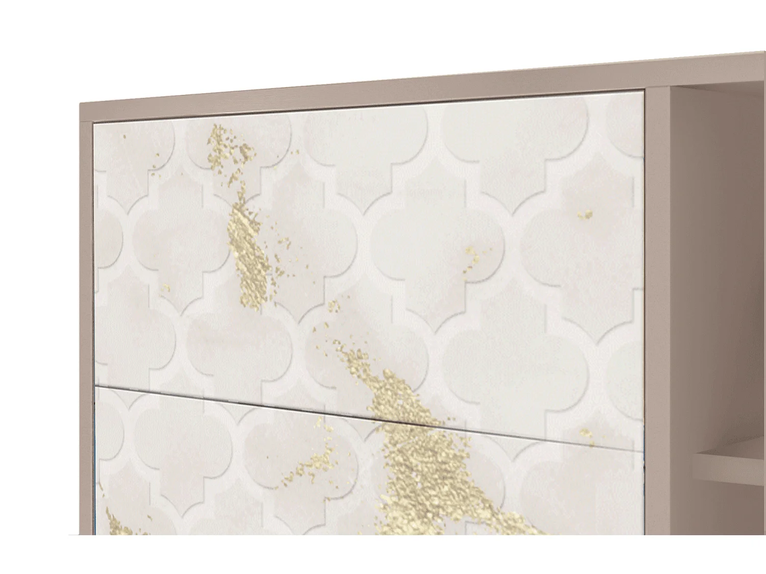 Aparador - 125x98x48 cm - BS2 - Sahara desert, Latte