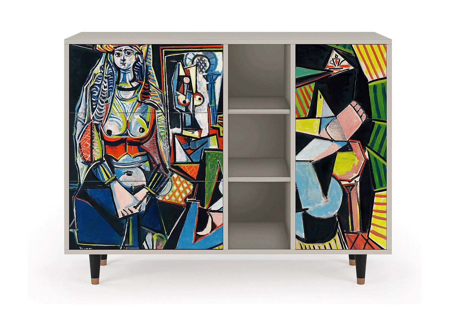 Dressoir - 125x98x48 cm - BS2 - Women of Algiers, Zand