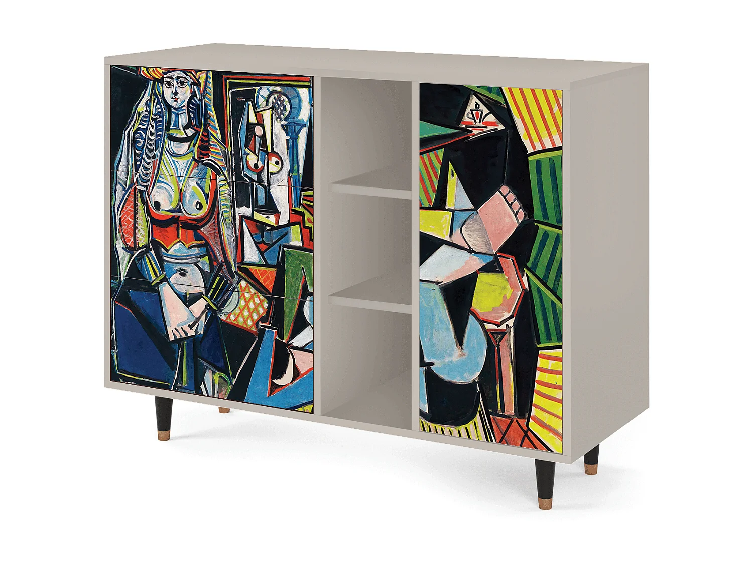 Dressoir - 125x98x48 cm - BS2 - Women of Algiers, Zand