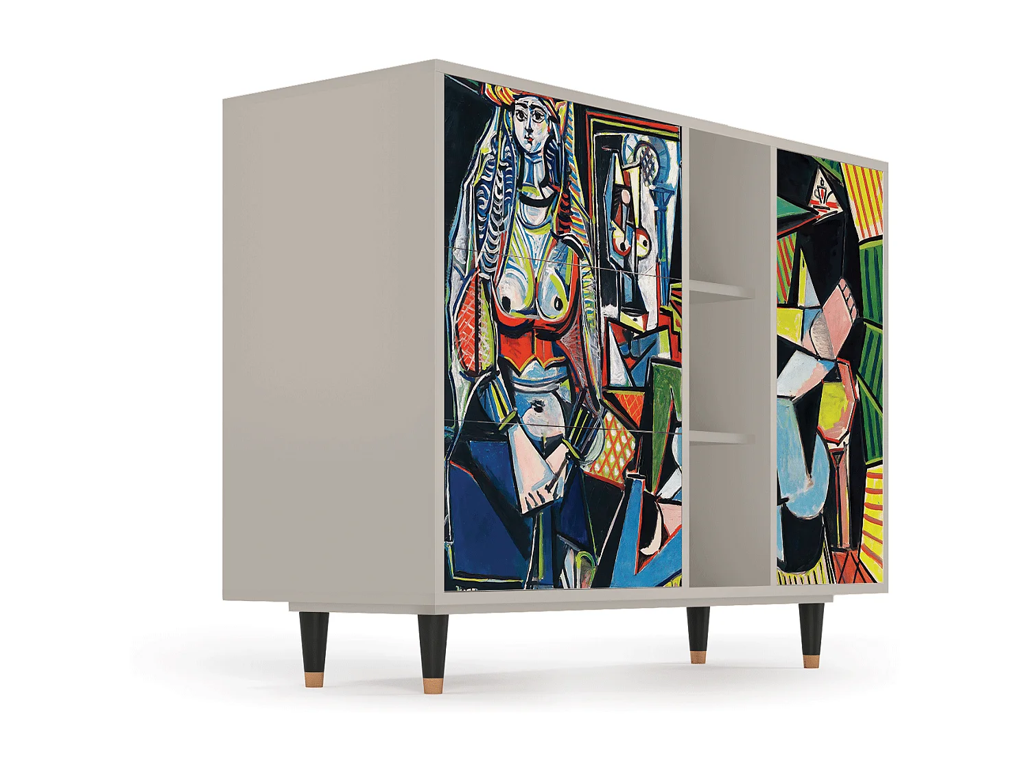 Dressoir - 125x98x48 cm - BS2 - Women of Algiers, Zand