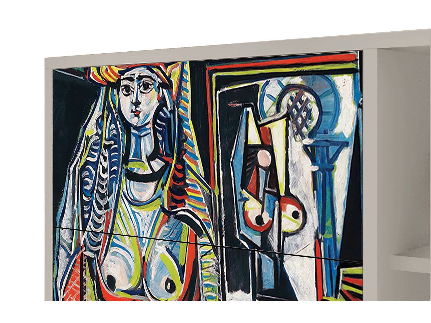 Credenza - 125x98x48 cm - BS2 - Women of Algiers, Sabbia