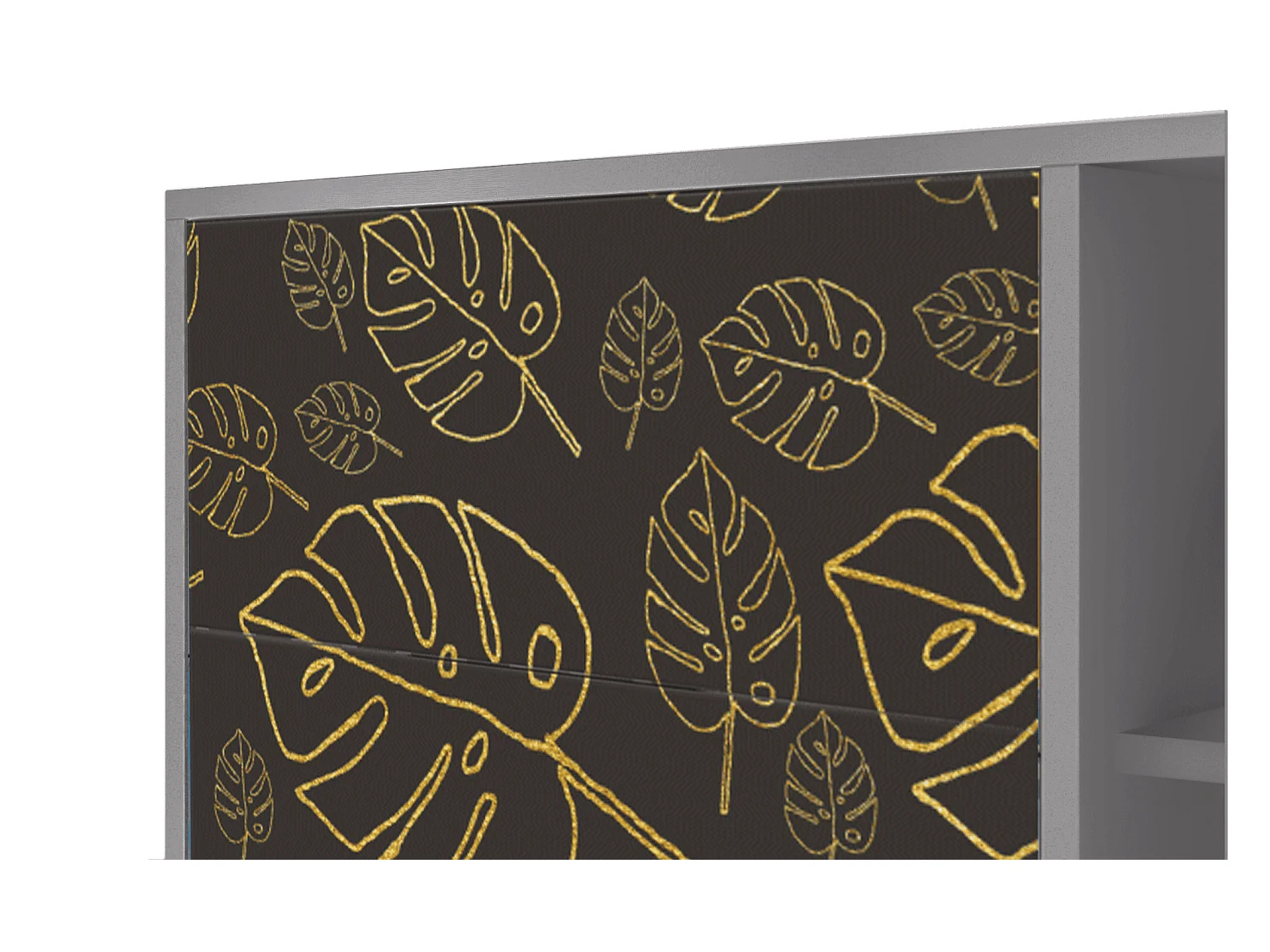 Sideboard - 125x98x48 cm - BS2 - Fall Of The Leaves, Grau