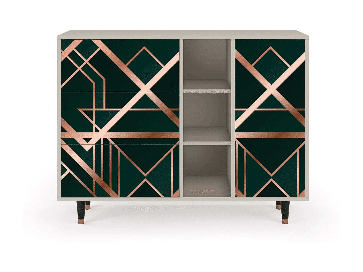 Aparador - 125x98x48 cm - BS2 - Emerald Gatsby, Arena