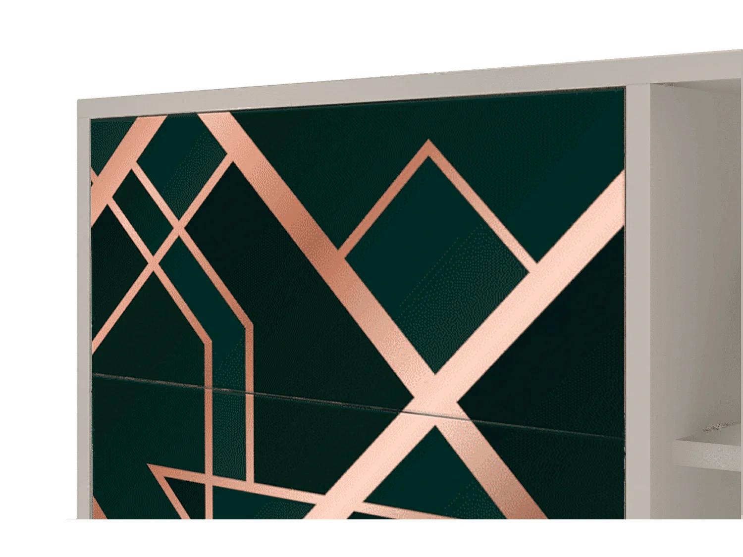 Sideboard - 125x98x48 cm - BS2 - Emerald Gatsby, Sand