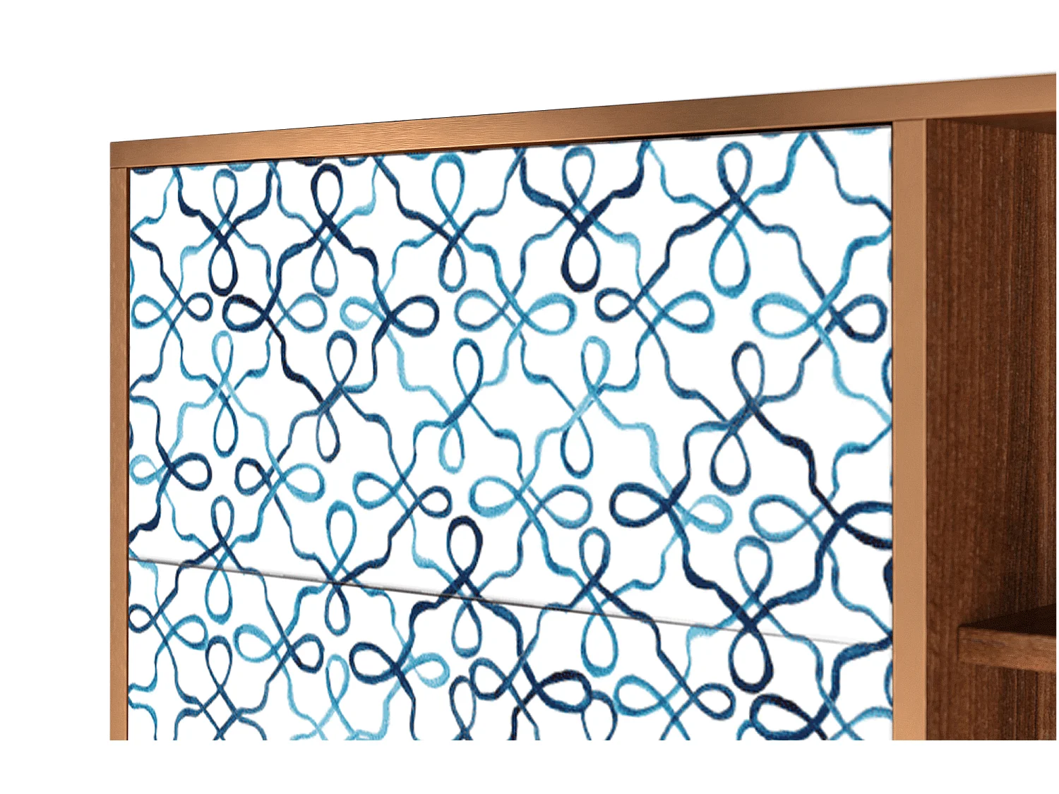 Buffet - 125x98x48 cm - BS2 - Marine Strings, Noyer