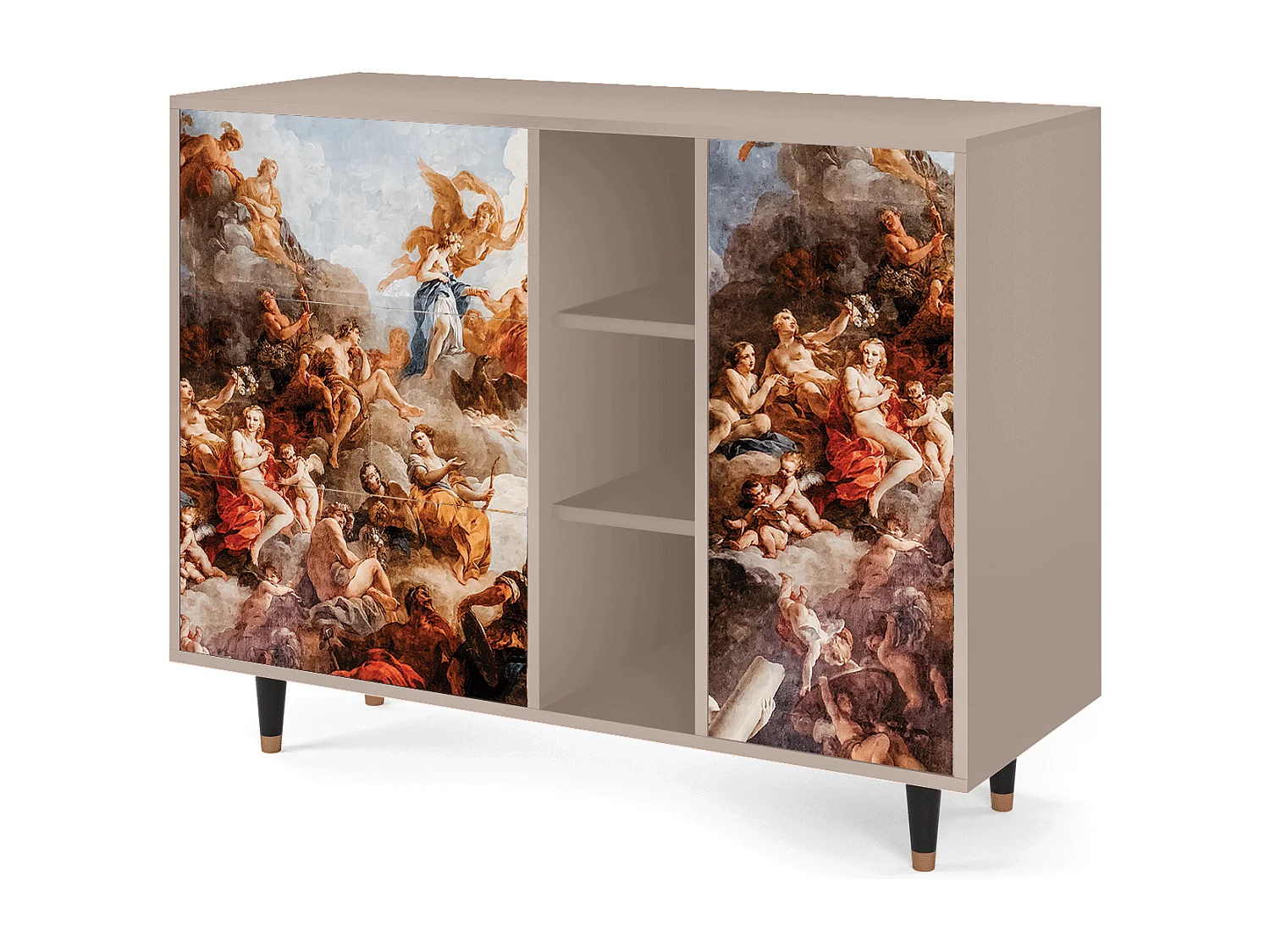 Buffet - 125x98x48 cm - BS2 - Versailles, Latte