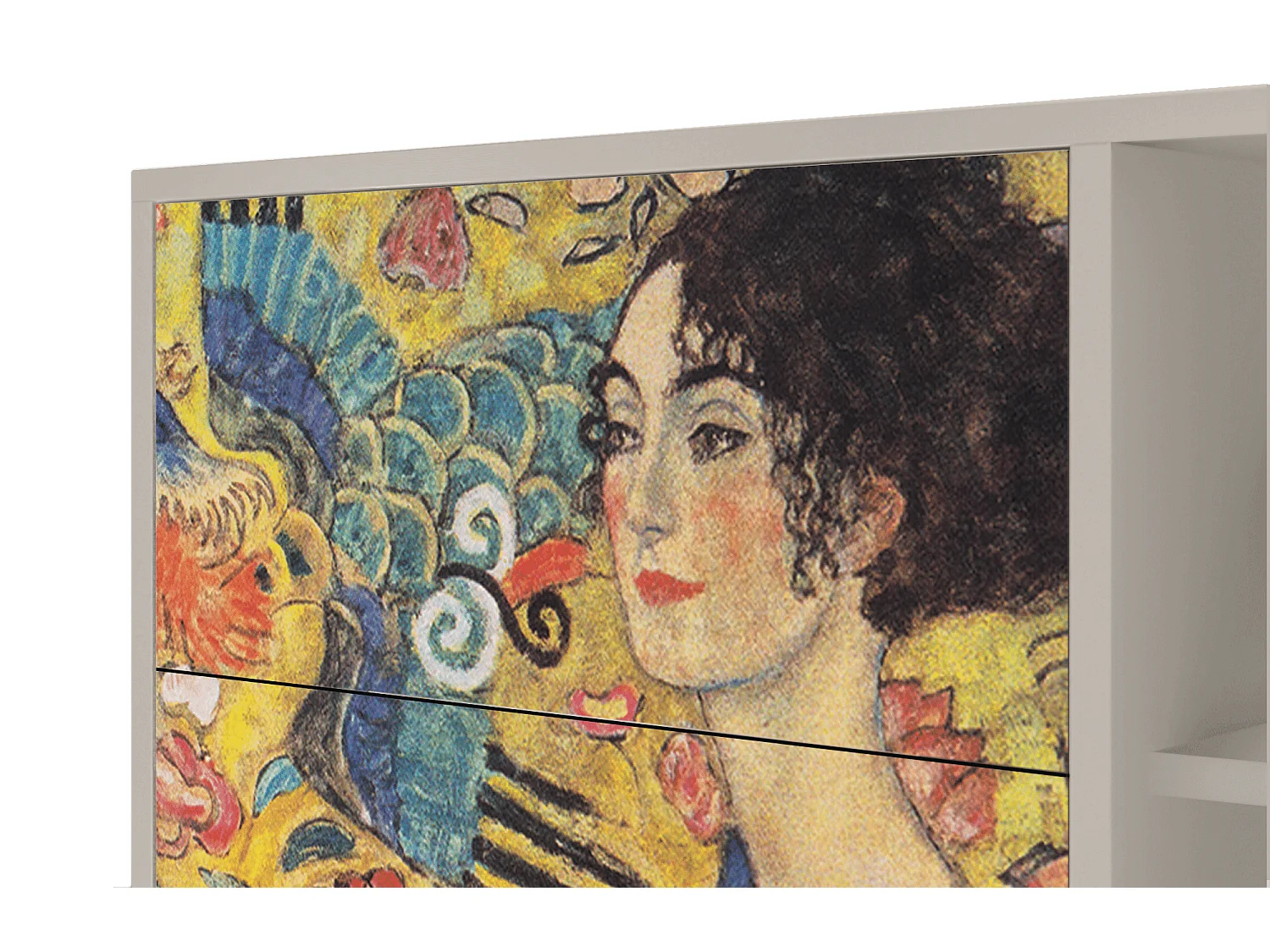 Buffet - 125x98x48 cm - BS2 - Lady with Fan by Klimt, Sable