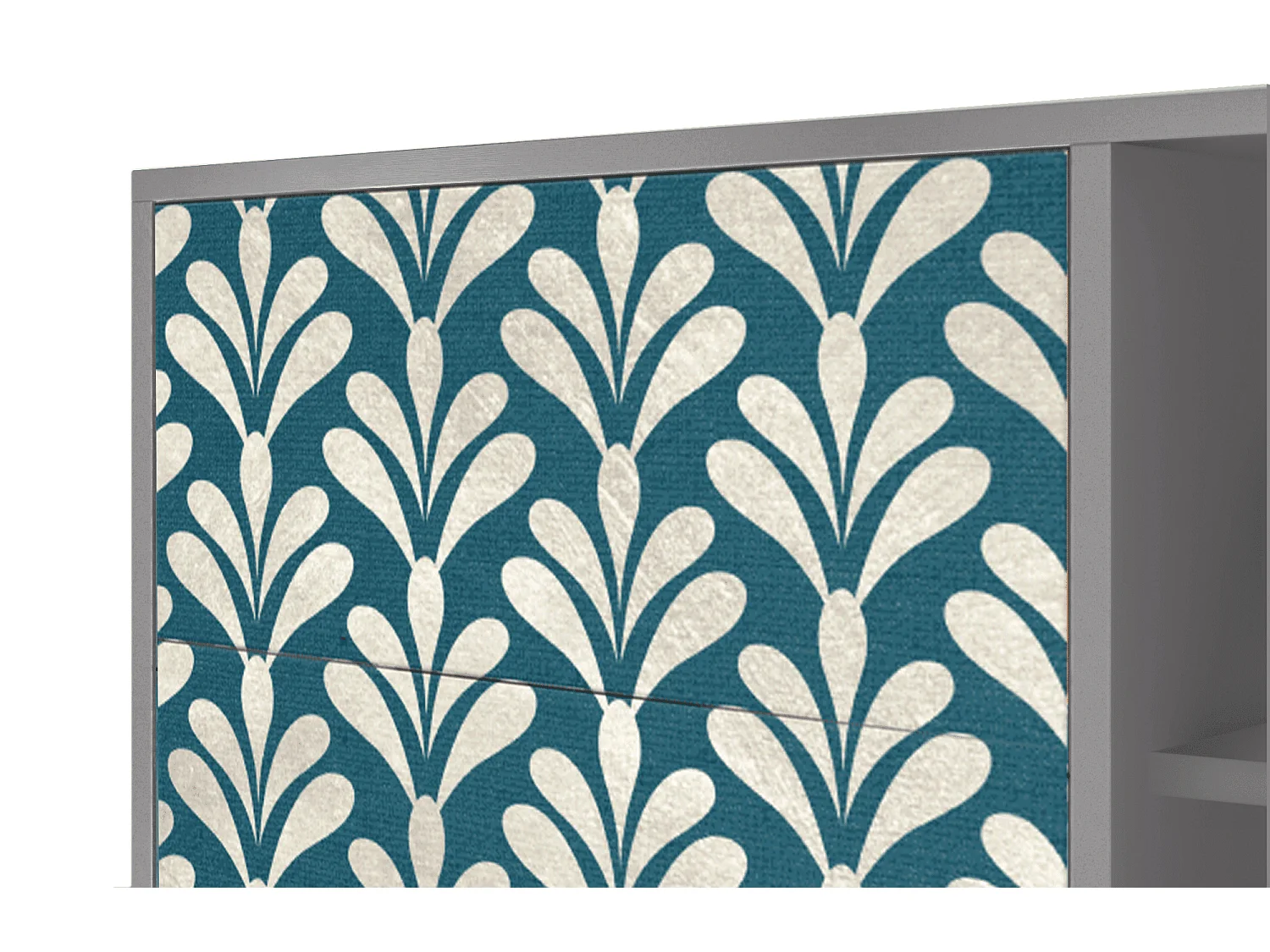 Buffet - 125x98x48 cm - BS2 - Milky Tears, Gris