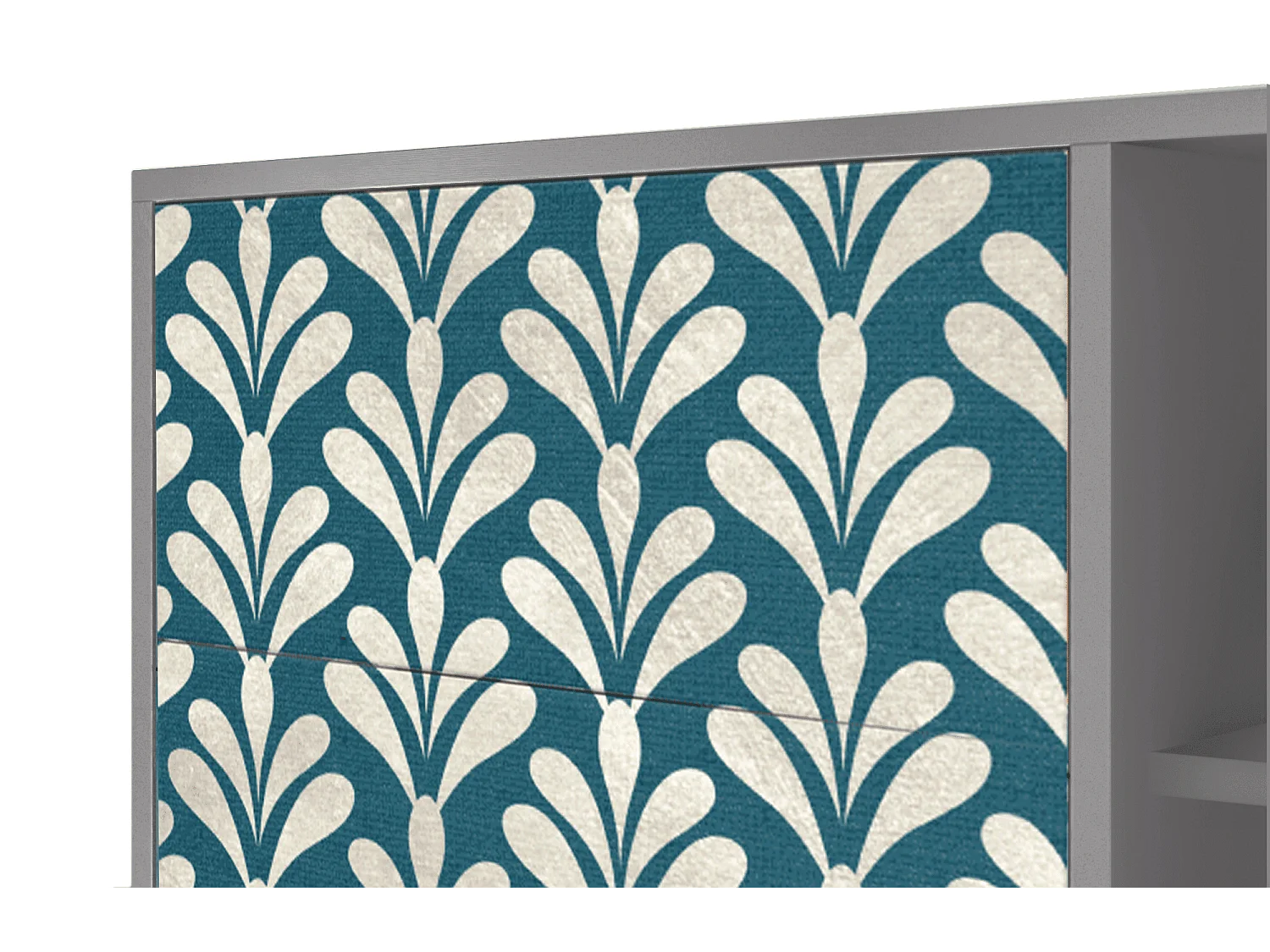 Buffet - 125x98x48 cm - BS2 - Milky Tears, Gris