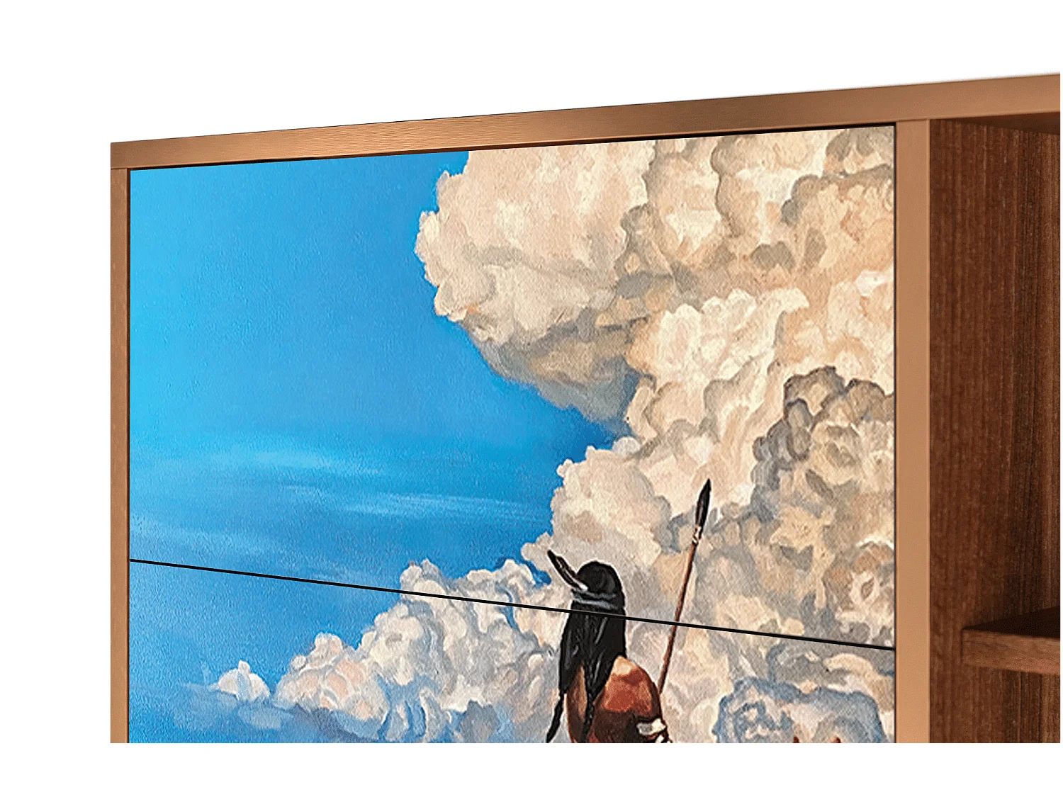 Dressoir - 125x98x48 cm - BS2 - Thunderheads by Dean, Walnoot