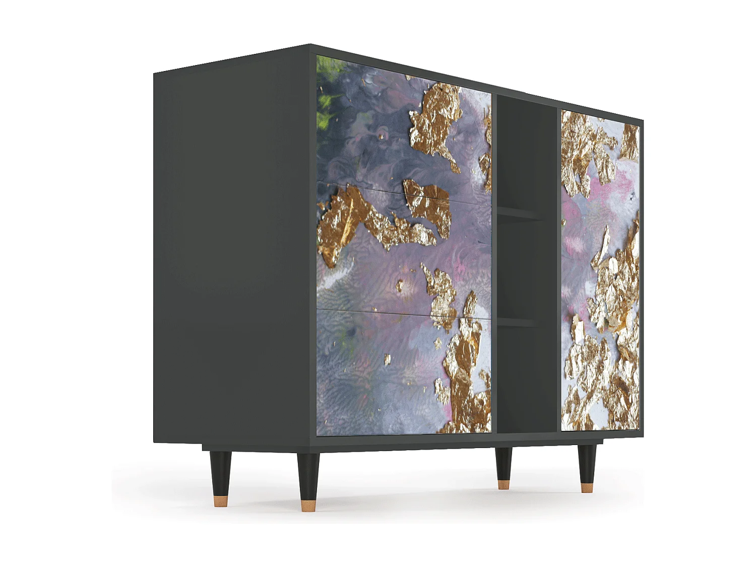 Buffet - 125x98x48 cm - BS2 - Planet Earth, Anthracite