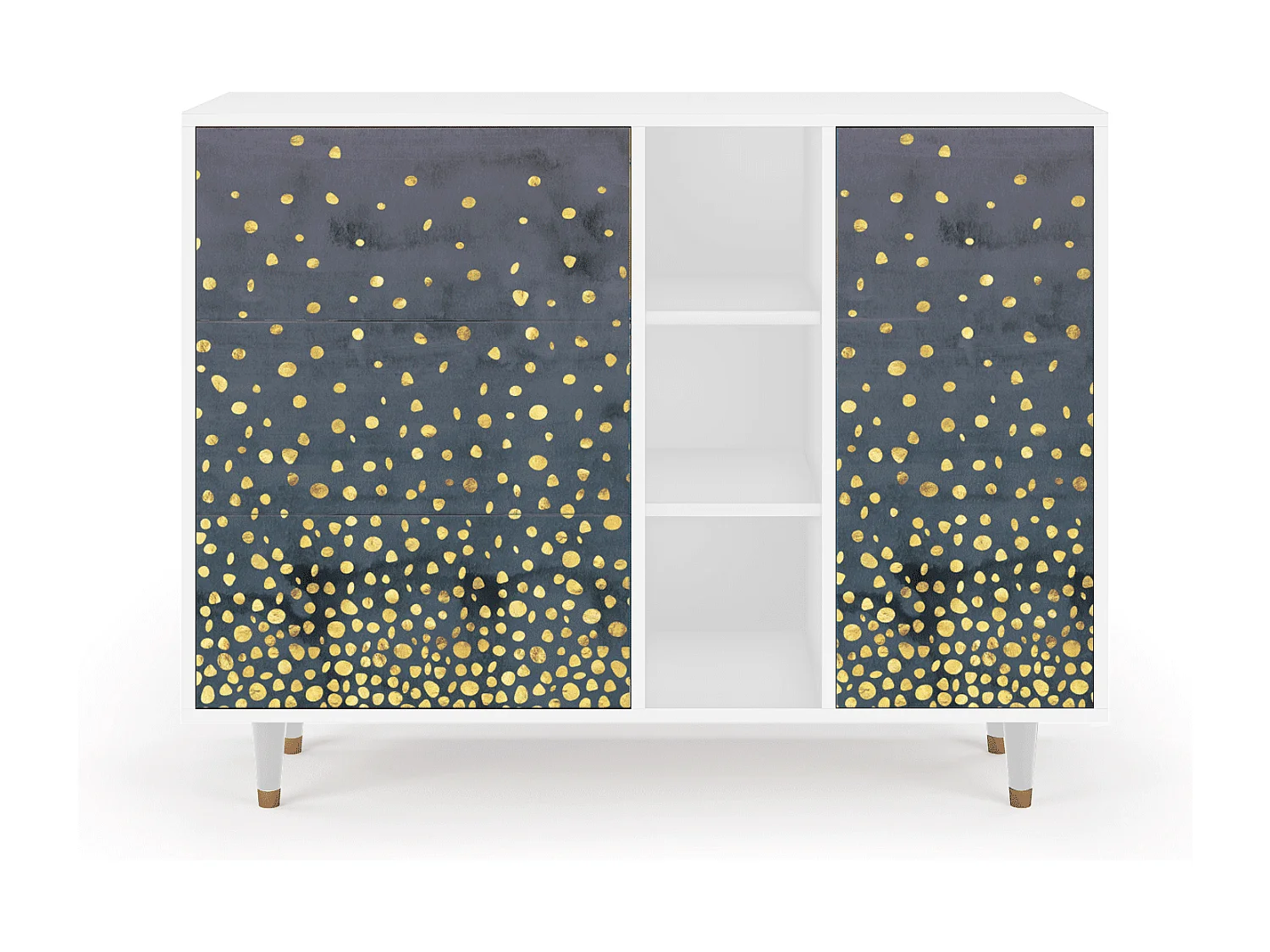 Aparador - 125x98x48 cm - BS2 - Foggy Lights, Blanco