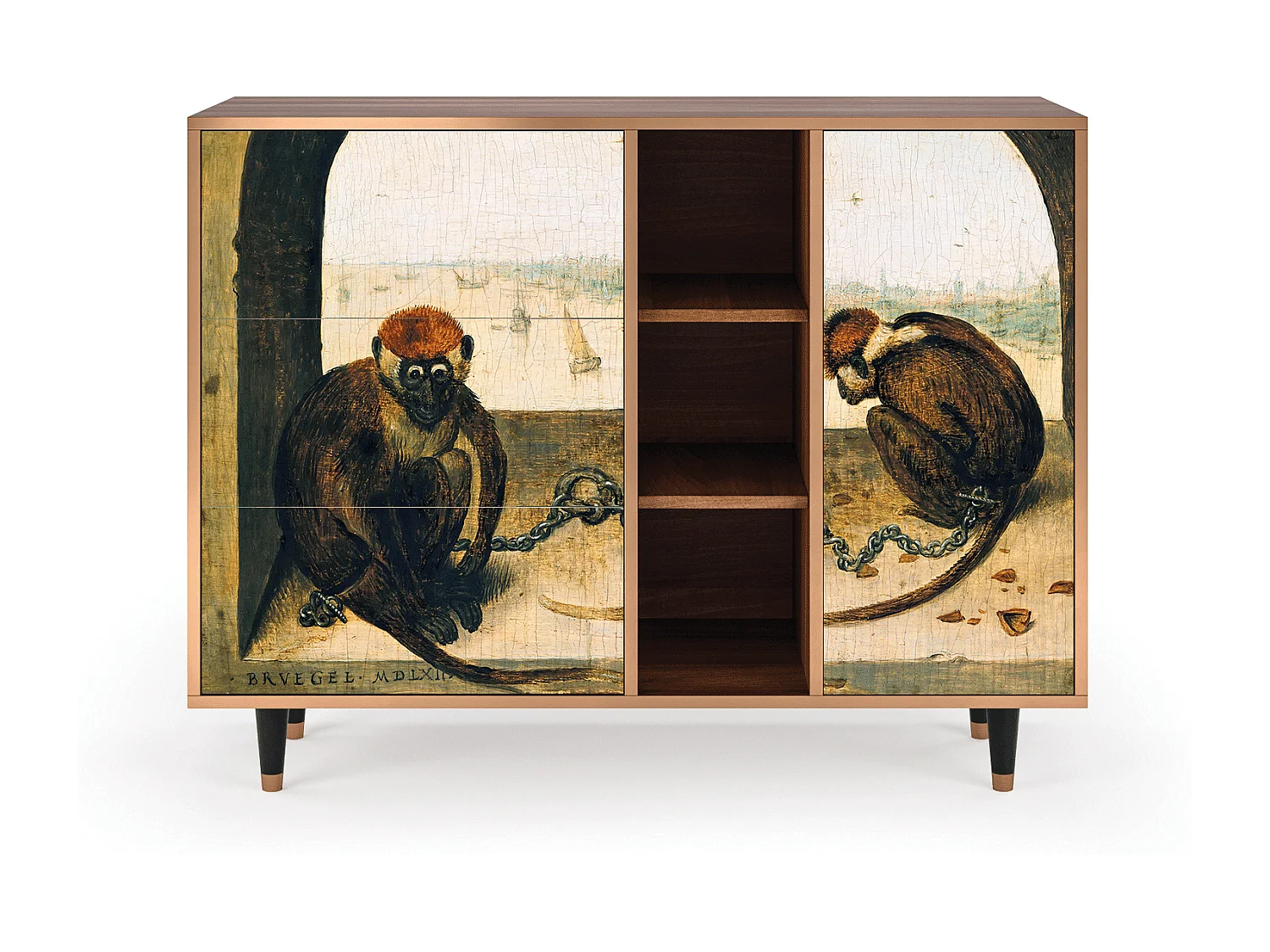 Aparador - 125x98x48 cm - BS2 - Two Monkeys, Nogueira