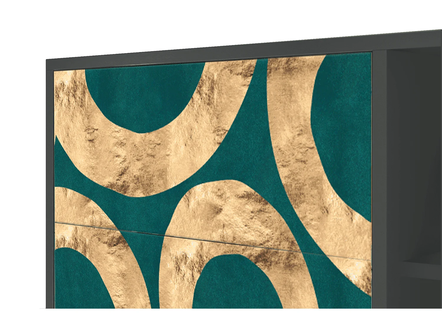 Dressoir - 125x98x48 cm - BS2 - Zircon Sphere, Antraciet