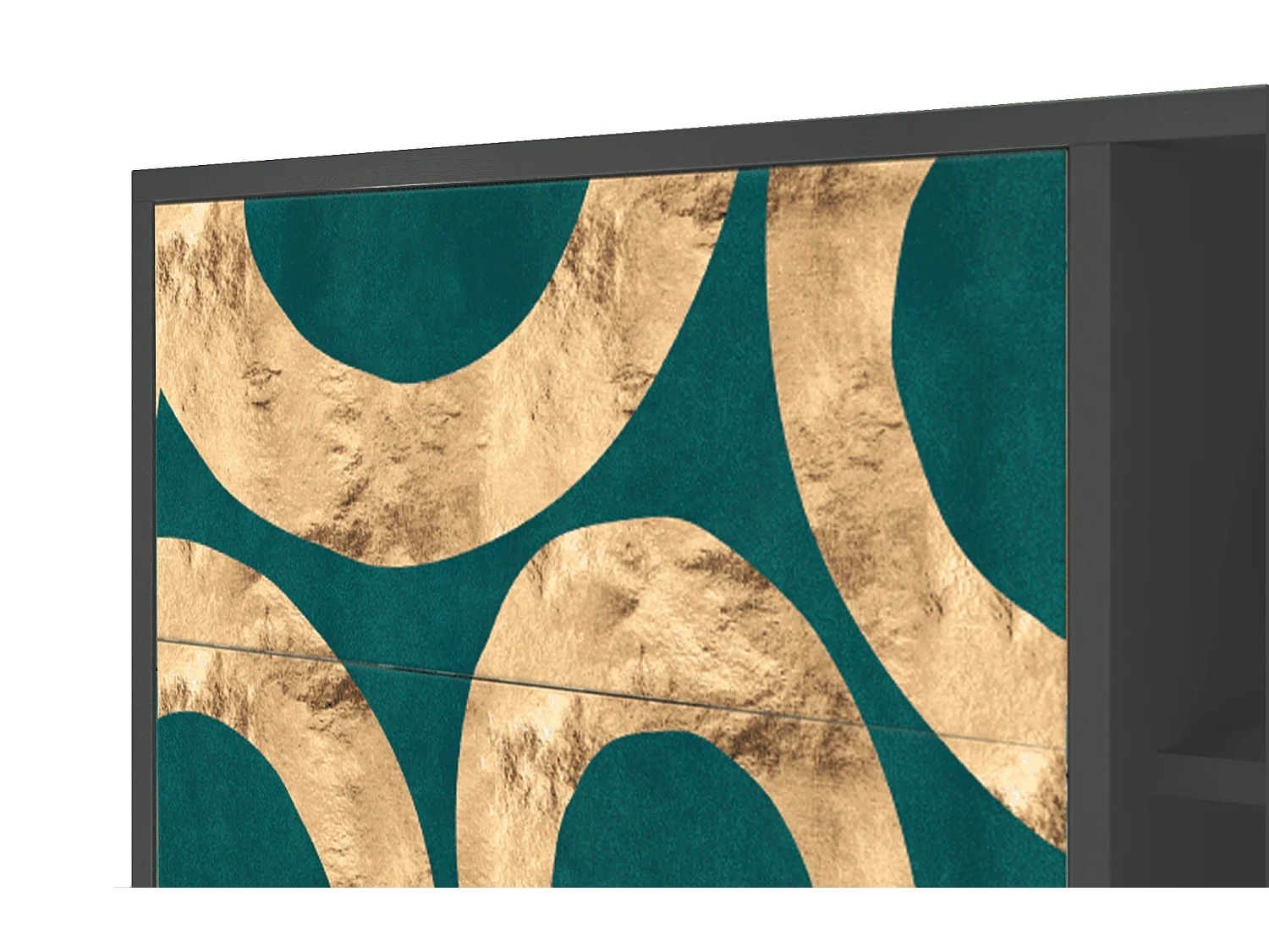 Buffet - 125x98x48 cm - BS2 - Zircon Sphere, Anthracite