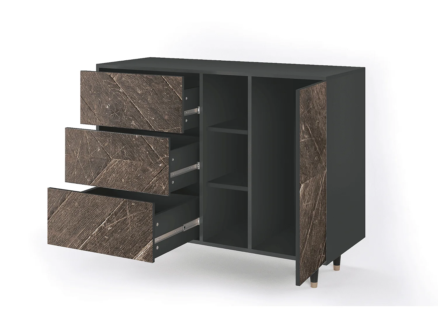 Credenza - 125x98x48 cm - BS2 - Wise Tree, Antracite