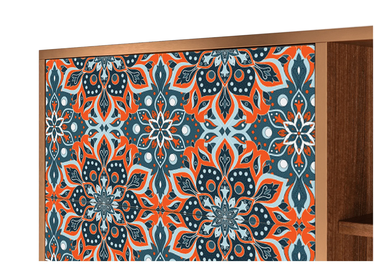 Buffet - 125x98x48 cm - BS2 - Fire Beetle, Noyer