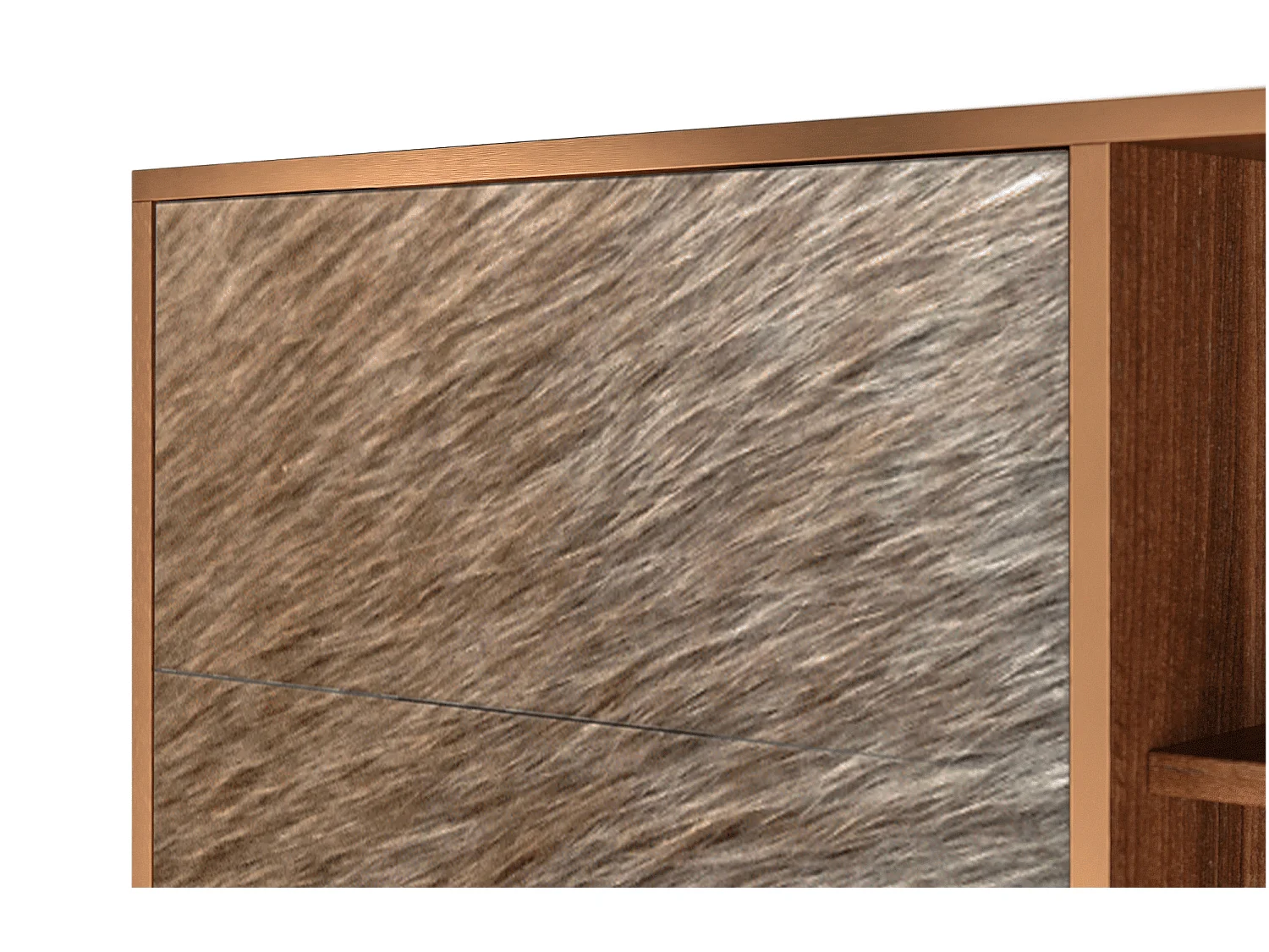 Buffet - 125x98x48 cm - BS2 - Peanut Hair, Noyer