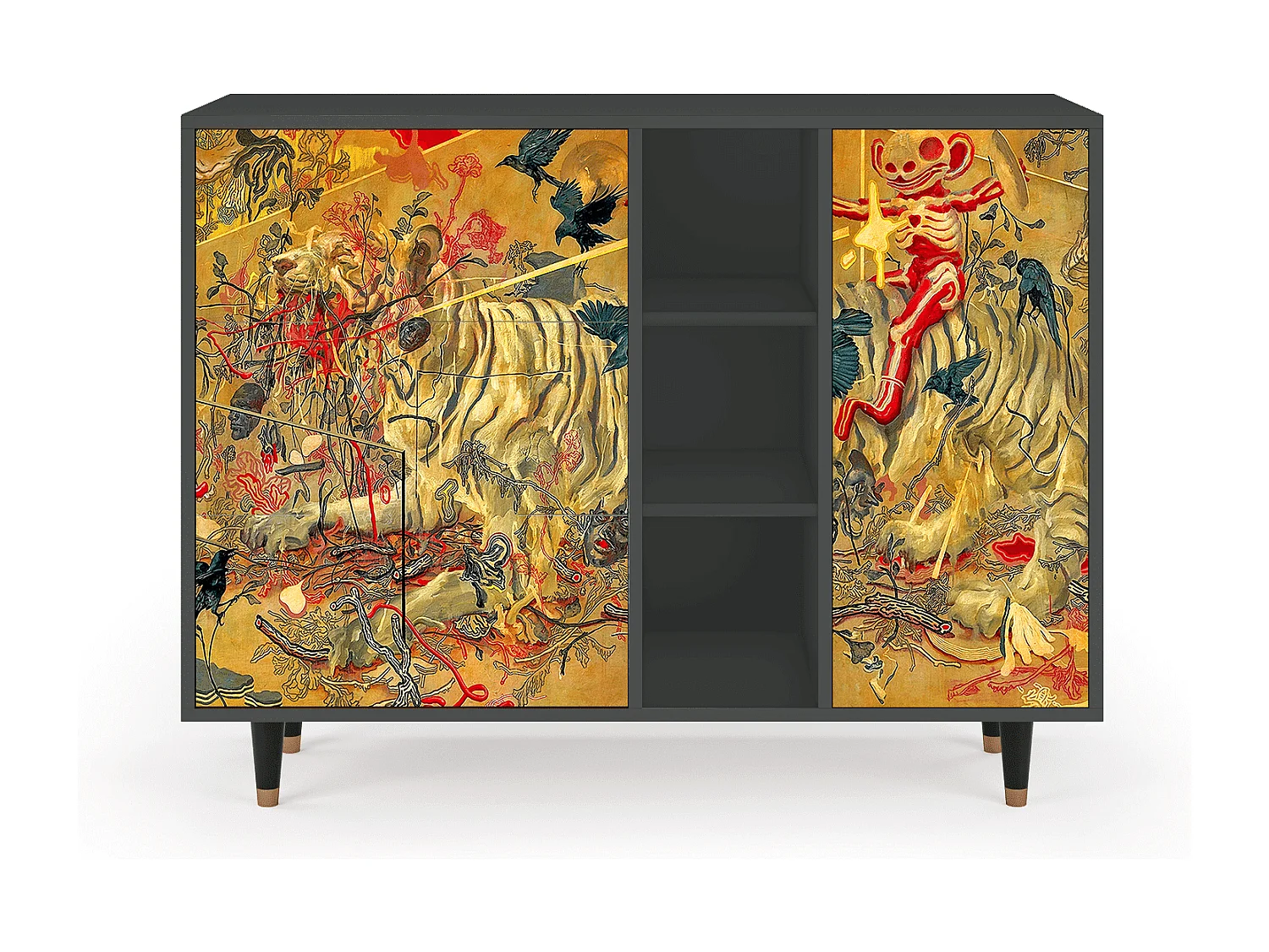 Aparador - 125x98x48 cm - BS2 - Blood by James Jean, Antracita