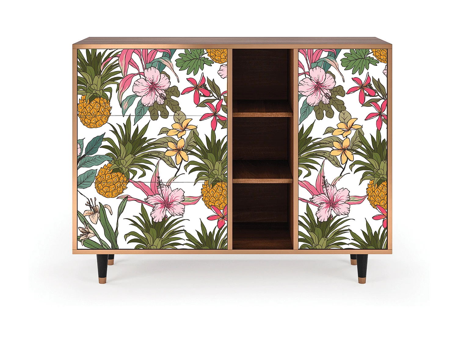 Buffet - 125x98x48 cm - BS2 - Estival Fruit, Noyer