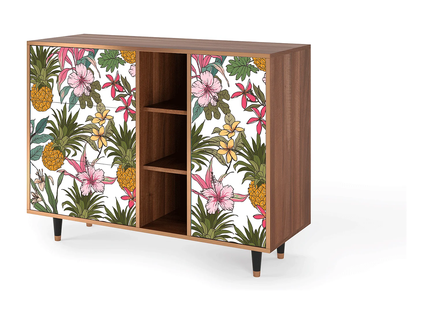 Buffet - 125x98x48 cm - BS2 - Estival Fruit, Noyer