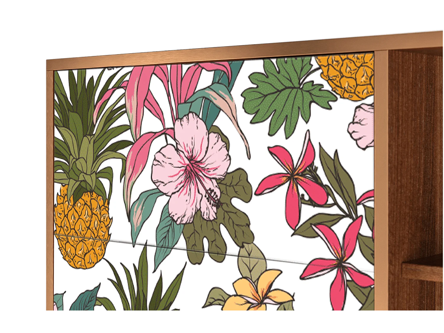 Buffet - 125x98x48 cm - BS2 - Estival Fruit, Noyer