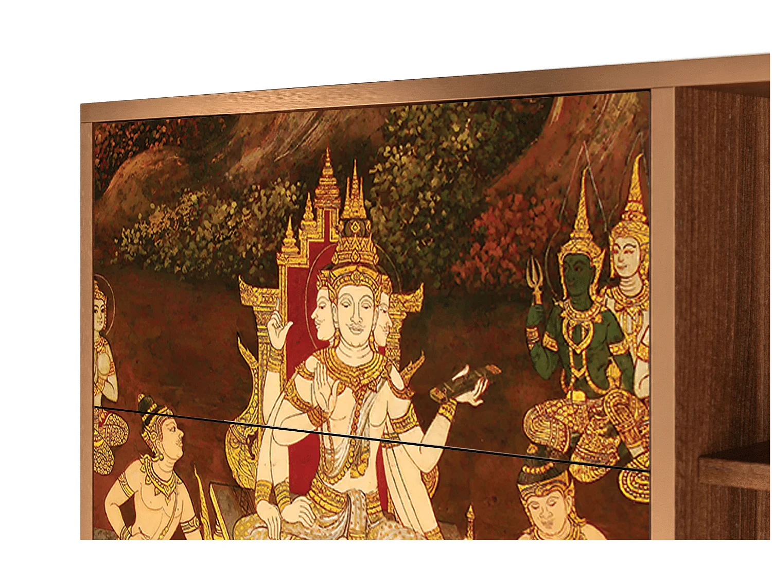 Dressoir - 125x98x48 cm - BS2 - Malyavan, Walnoot