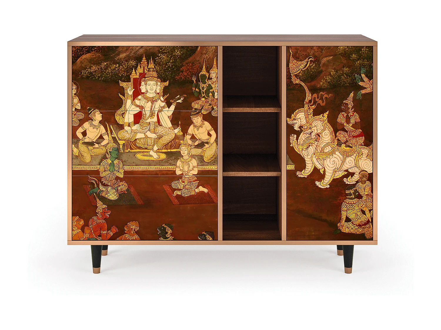Buffet - 125x98x48 cm - BS2 - Malyavan, Noyer