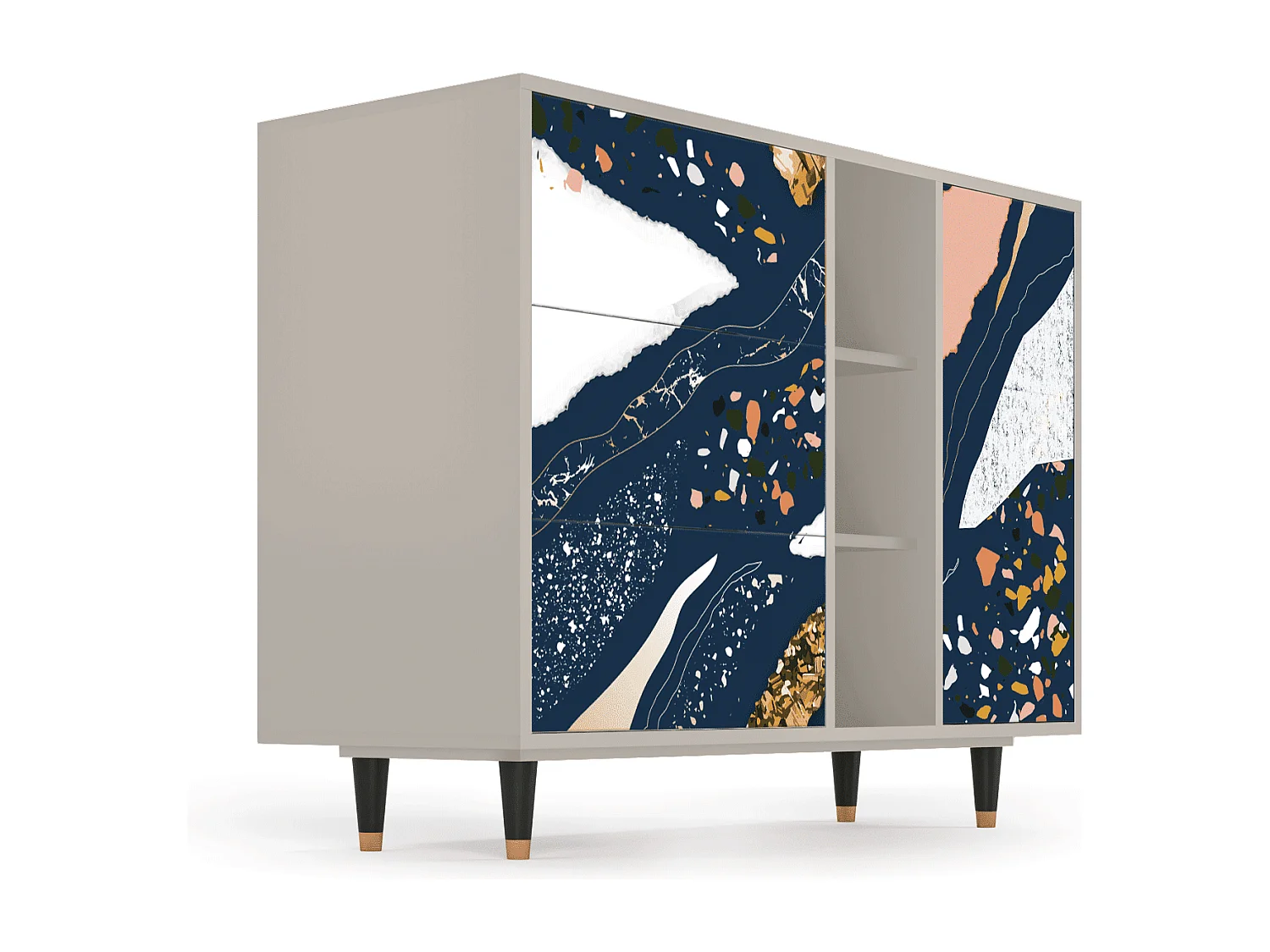 Aparador - 125x98x48 cm - BS2 - Nude Iceberg, Arena