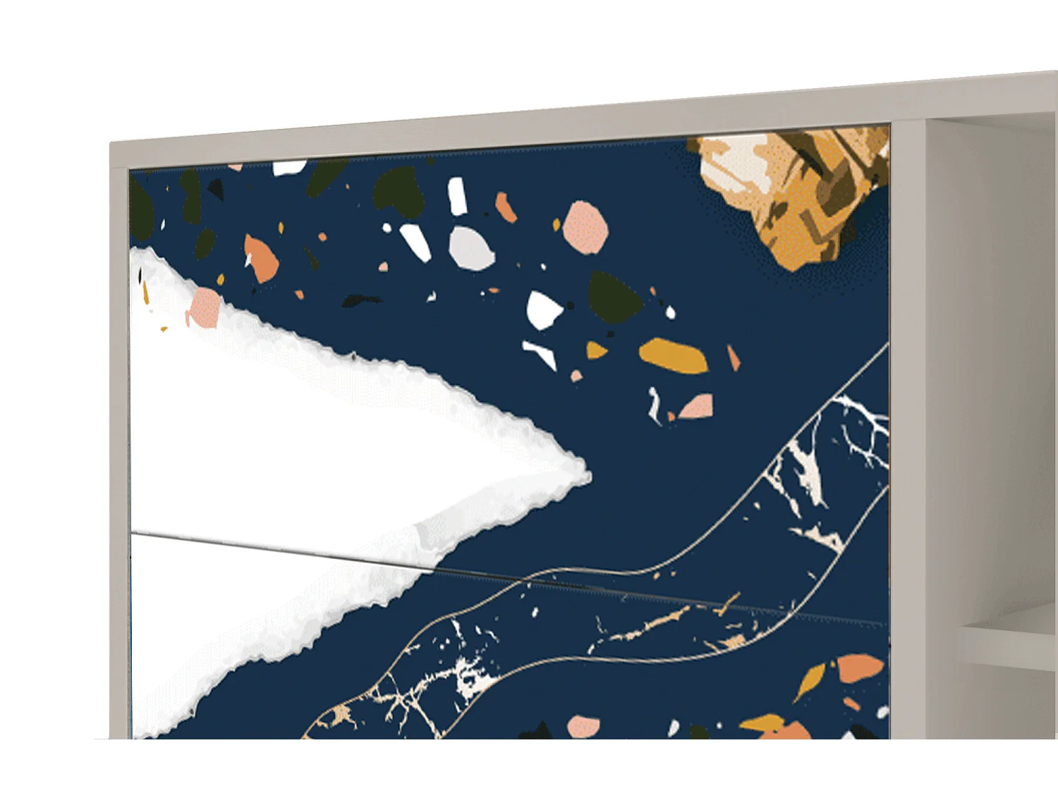 Aparador - 125x98x48 cm - BS2 - Nude Iceberg, Arena