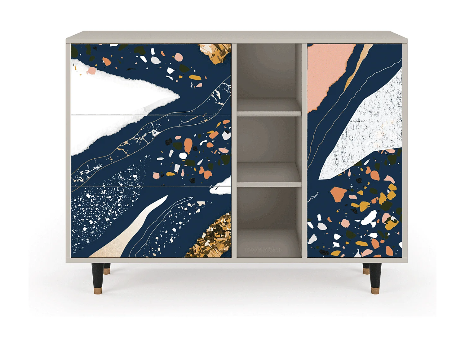 Aparador - 125x98x48 cm - BS2 - Nude Iceberg, Arena