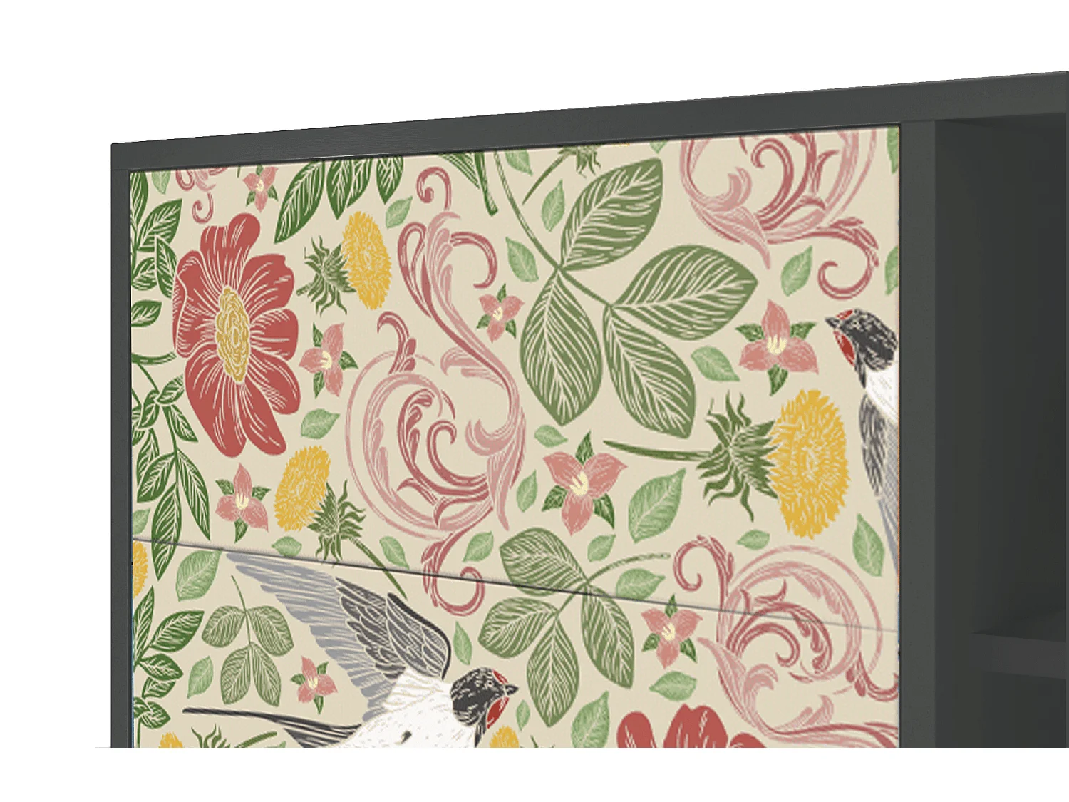 Buffet - 125x98x48 cm - BS2 - Spring Swallow, Anthracite