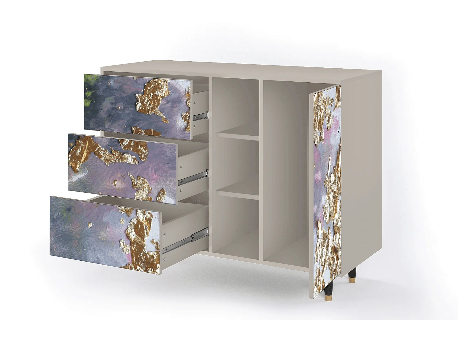 Buffet - 125x98x48 cm - BS2 - Planet Earth, Sable