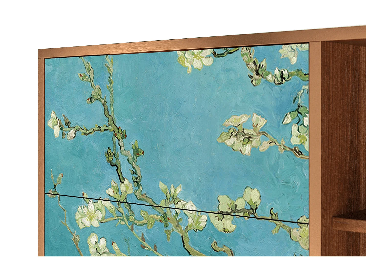 Aparador - 125x98x48 cm - BS2 - Almond Blossom, Nogal