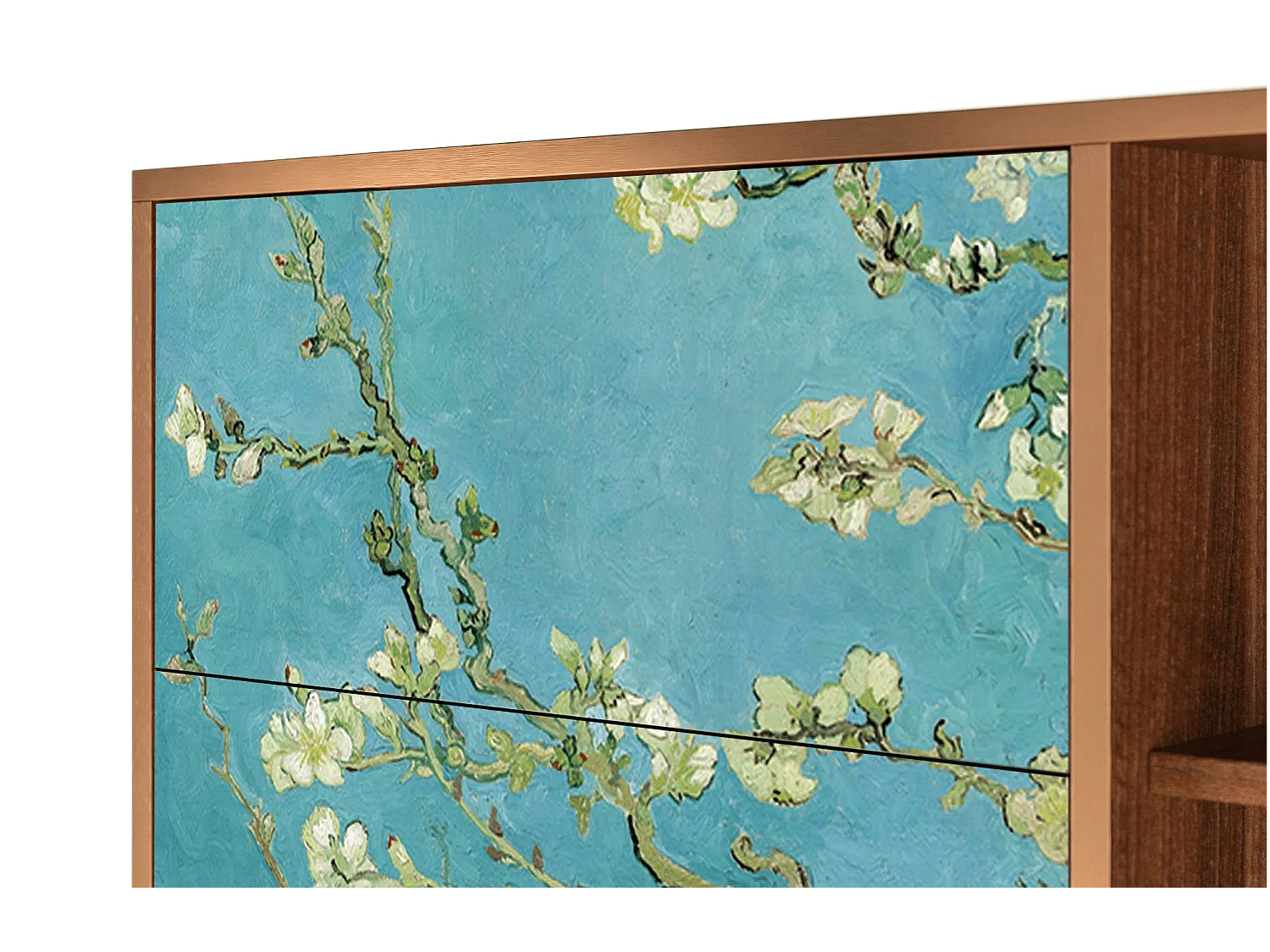 Buffet - 125x98x48 cm - BS2 - Almond Blossom, Noyer