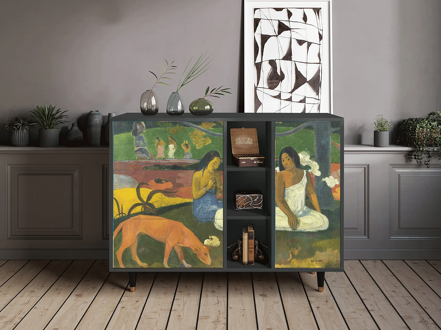 Buffet - 125x98x48 cm - BS2 - Arearea , Anthracite