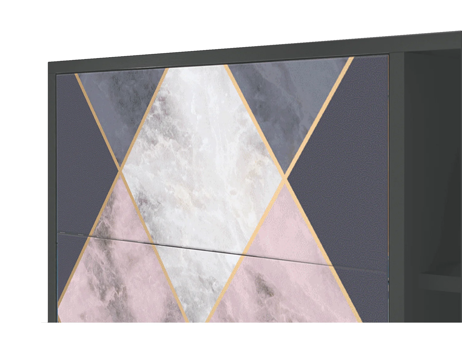 Aparador - 125x98x48 cm - BS2 - Ideal Harmony, Antracite