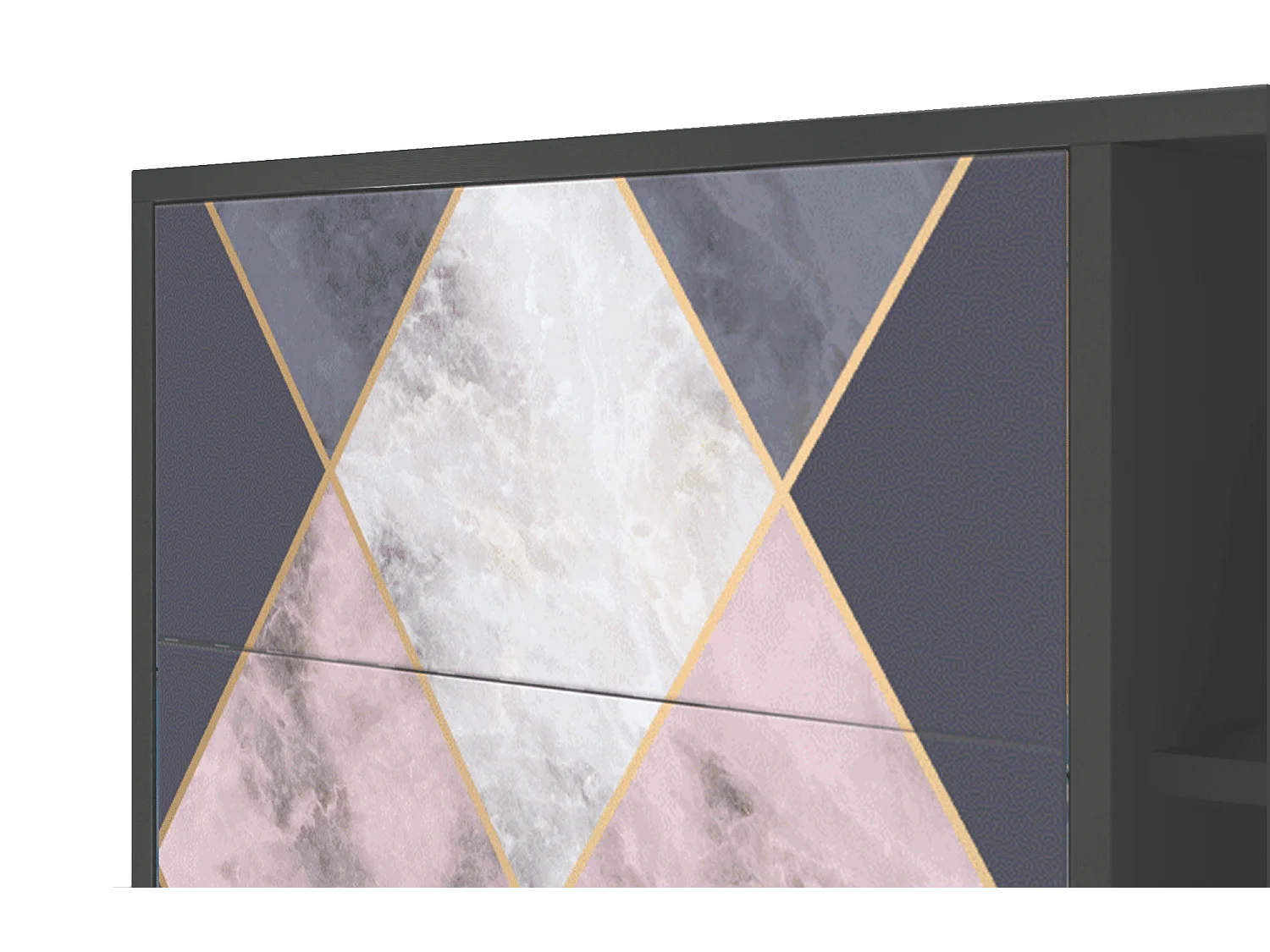 Buffet - 125x98x48 cm - BS2 - Ideal Harmony, Anthracite