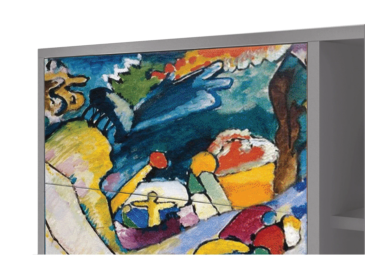 Credenza - 125x98x48 cm - BS2 - Improvisation 26  , Grigio