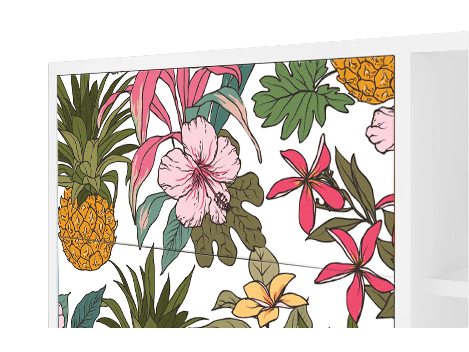 Aparador - 125x98x48 cm - BS2 - Estival Fruit, Blanco