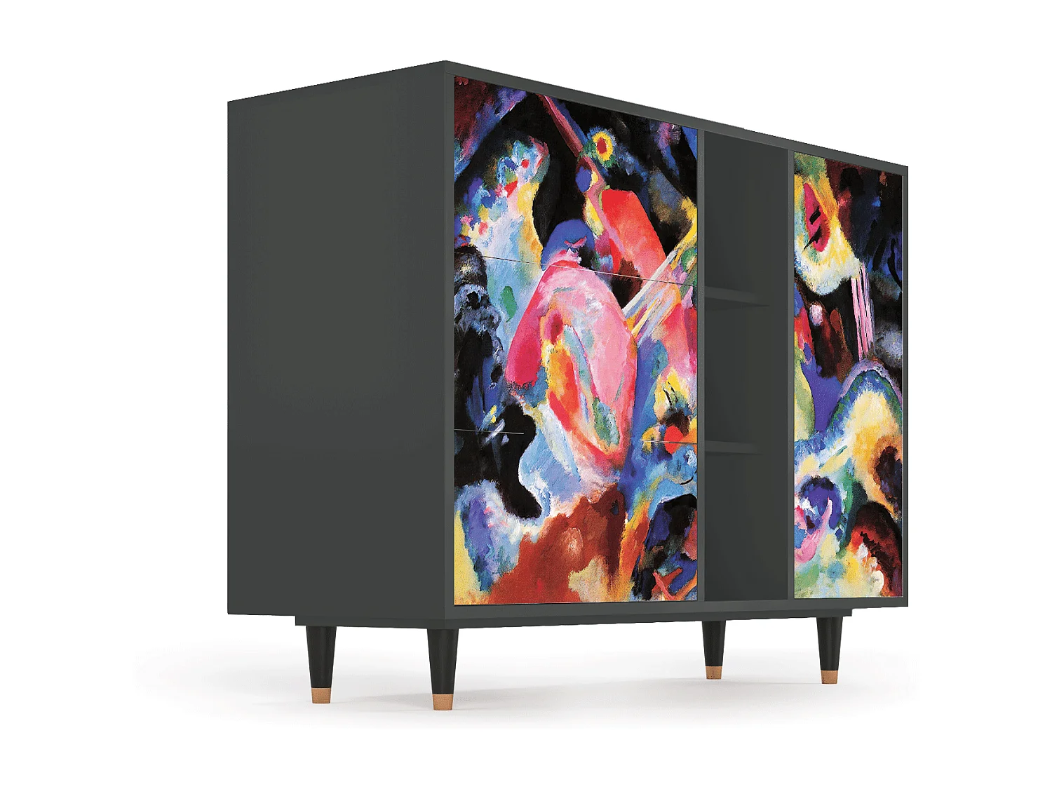 Buffet - 125x98x48 cm - BS2 - Kandinsky, Anthracite