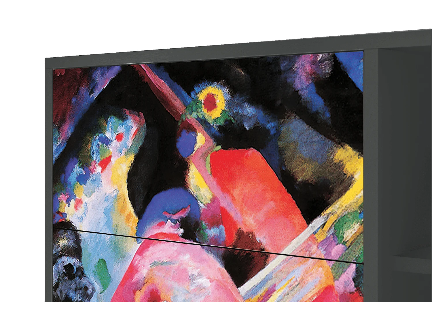 Kredens - 125x98x48 cm - BS2 - Kandinsky, Antracyt