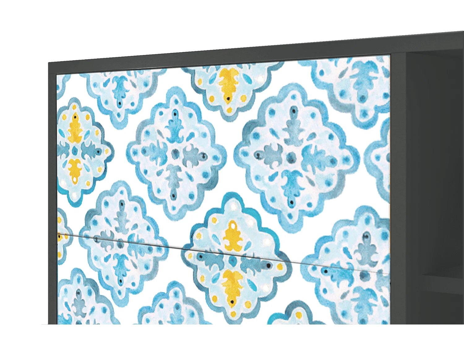 Credenza - 125x98x48 cm - BS2 - Portugese tiles, Antracite