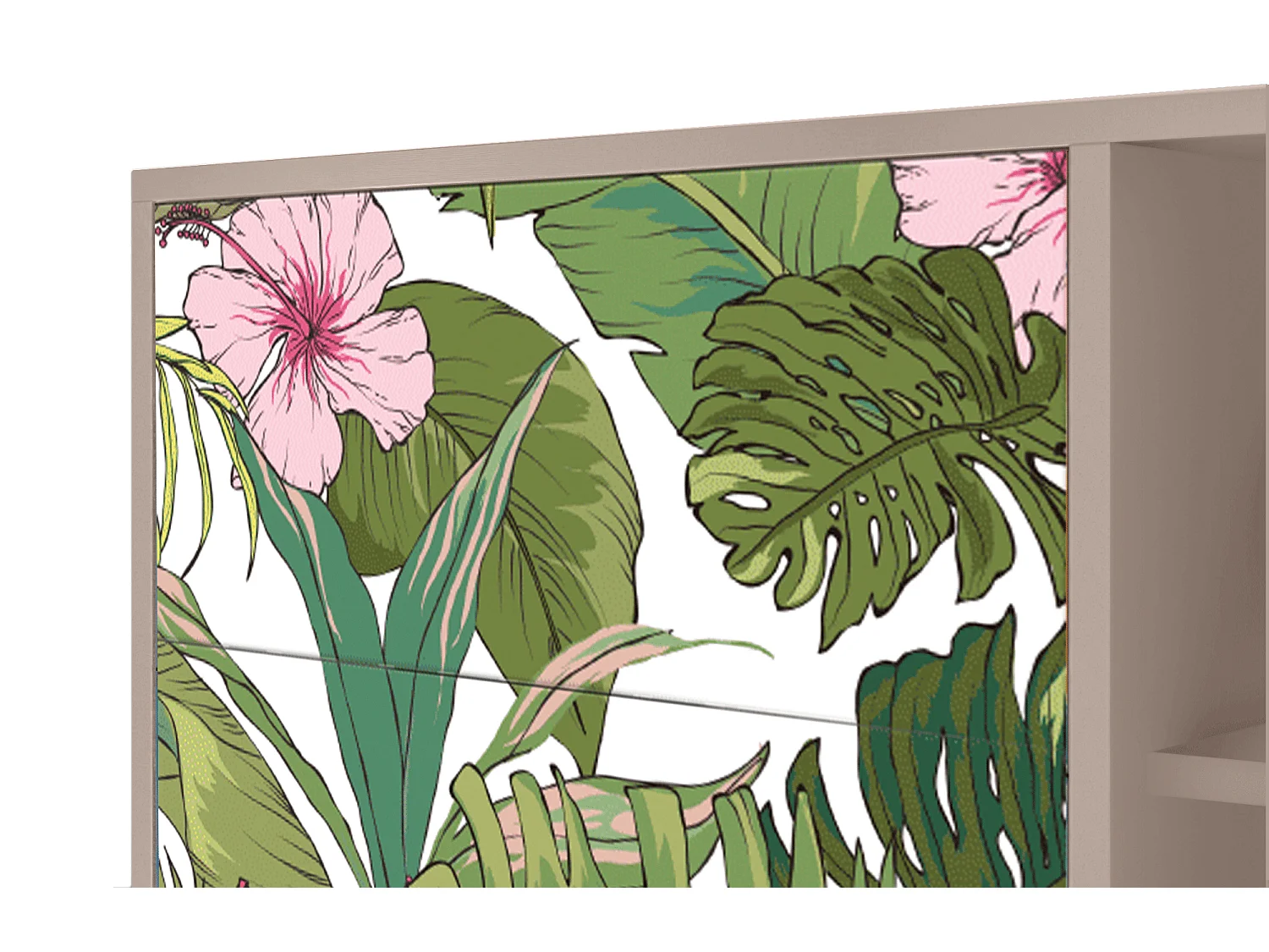 Dressoir - 125x98x48 cm - BS2 - Verdant Tropics, Latte