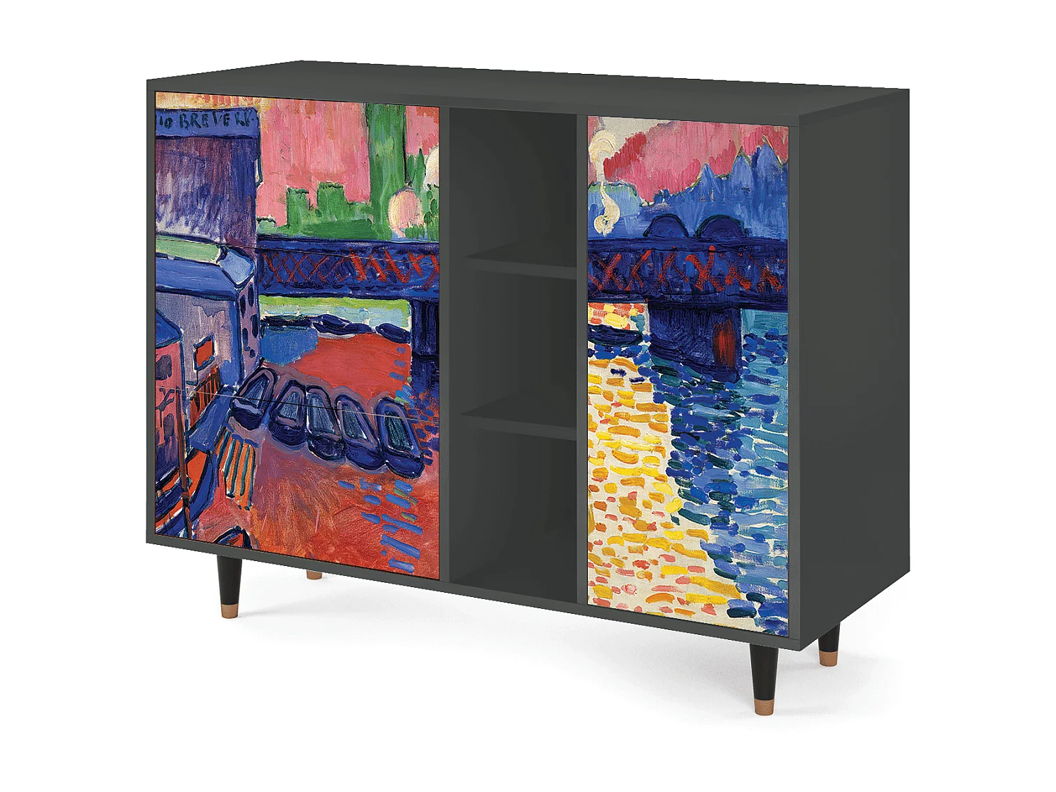 Buffet - 125x98x48 cm - BS2 - Charing Cross Bridge, Anthracite