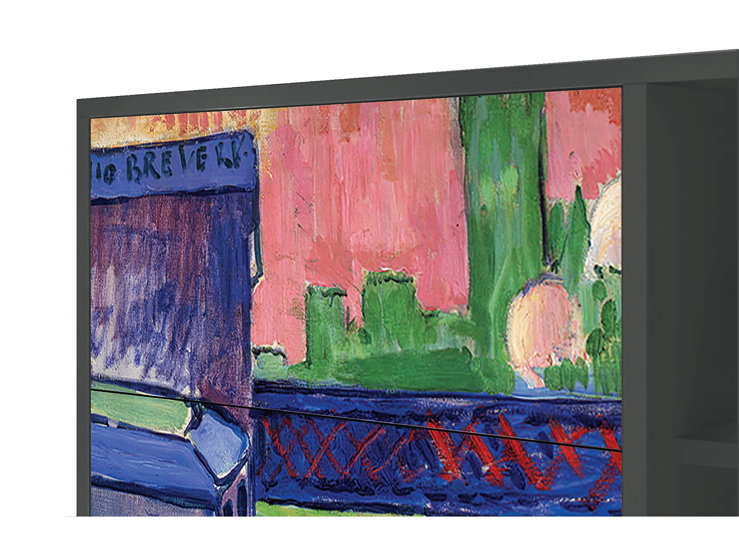 Aparador - 125x98x48 cm - BS2 - Charing Cross Bridge, Antracita