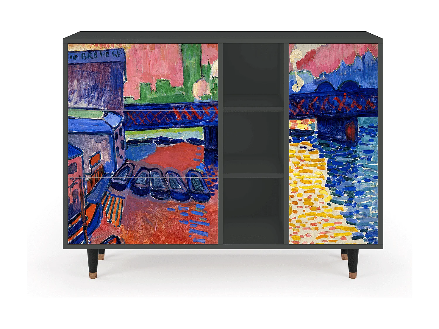 Buffet - 125x98x48 cm - BS2 - Charing Cross Bridge, Anthracite