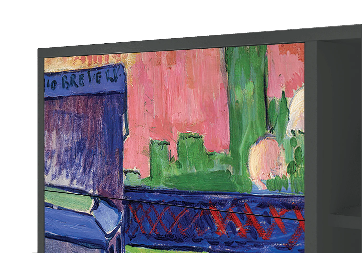 Buffet - 125x98x48 cm - BS2 - Charing Cross Bridge, Anthracite